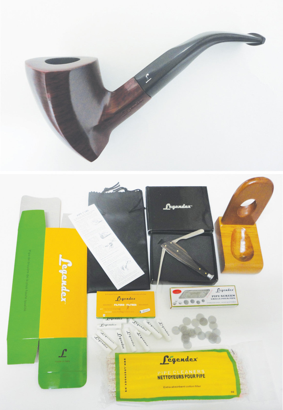 Legendex Giant 9 MM Filtered Pipe - Starter kit Bundle 01-08-602b