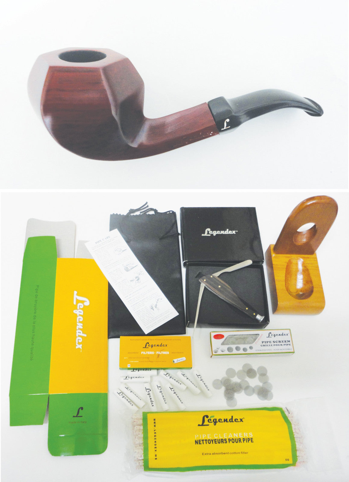 Legendex Giant 9 MM Filtered Pipe - Starterkit Bundle 01-08-603b