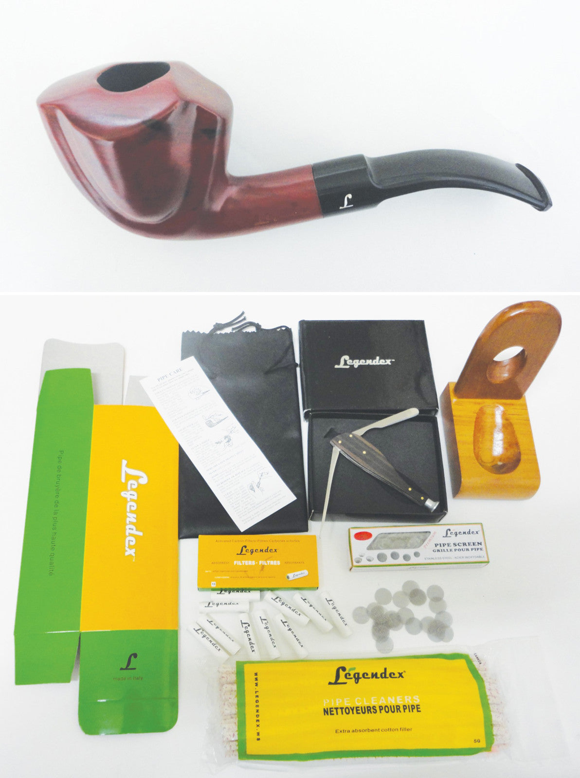 Legendex Giant 9 MM Filtered Pipe - Starter kit Bundle 01-08-604b