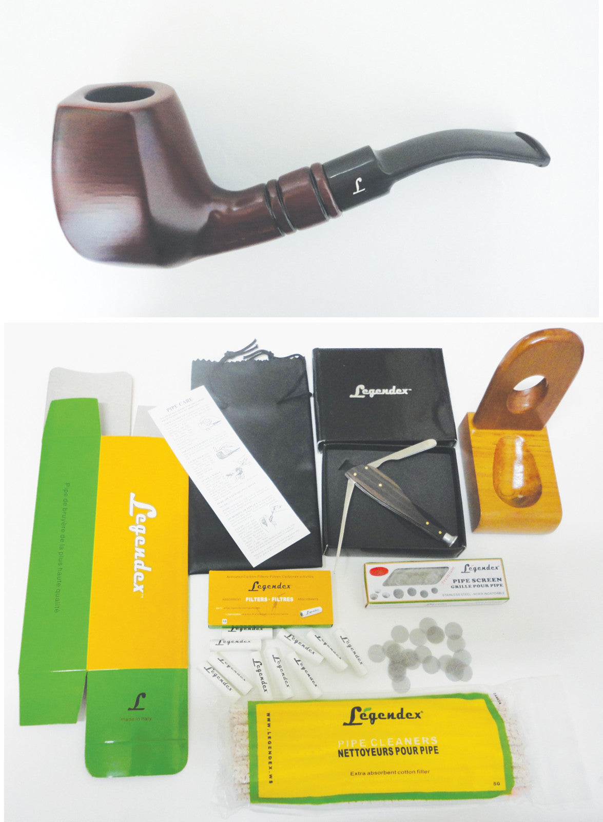 Legendex Giant 9 MM Filtered Pipe - Starter kit Bundle 01-08-605b