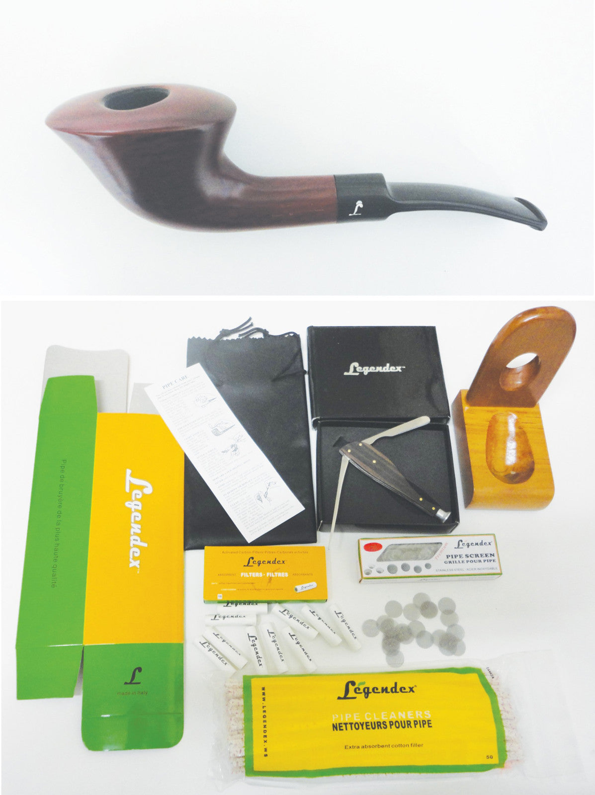 Legendex Giant 9 MM Filtered Pipe - Starter kit Bundle 01-08-606b