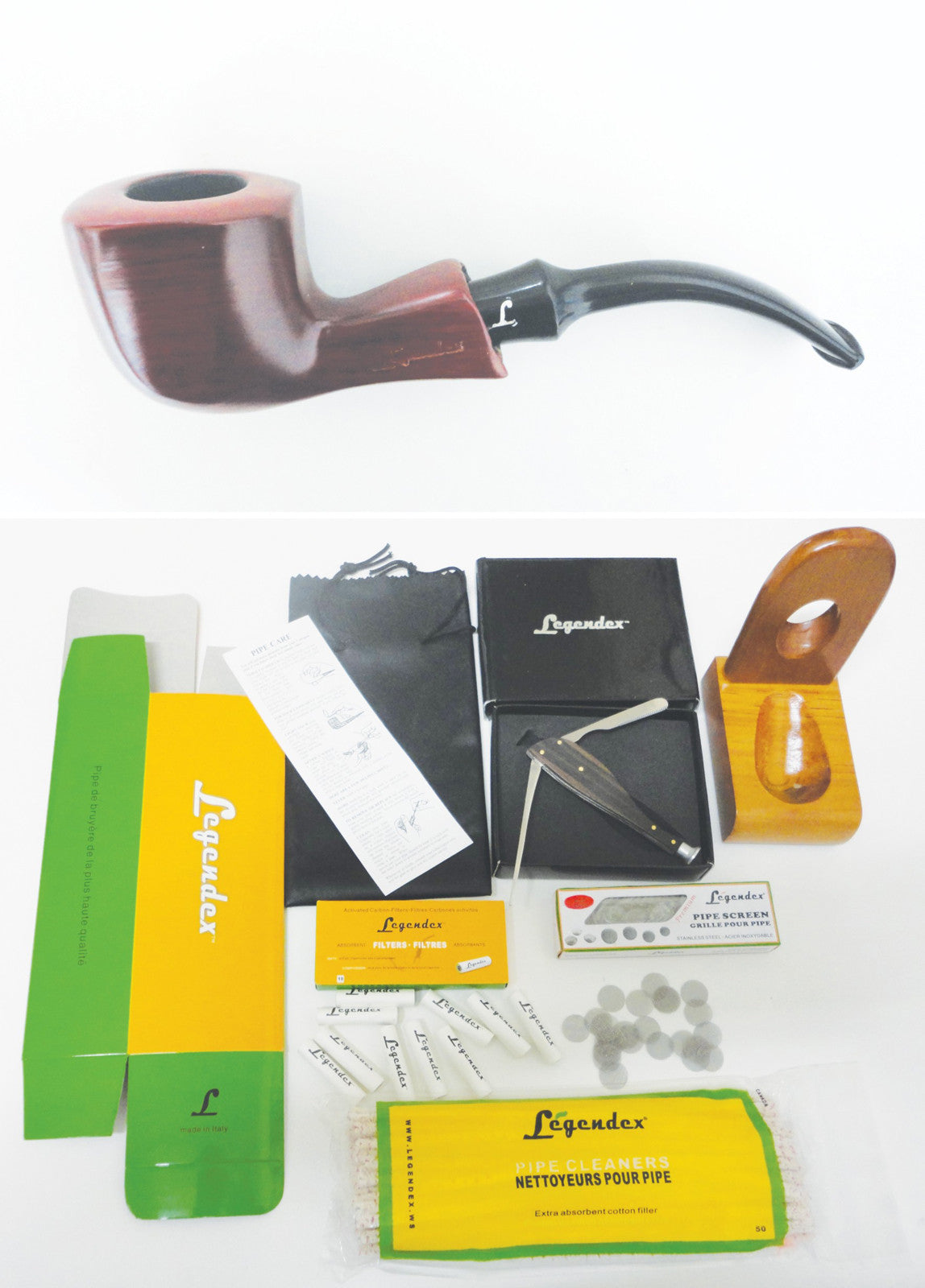 Legendex Populaire 9 MM Filtered Pipe - Starter kit Bundle 01-08-625b