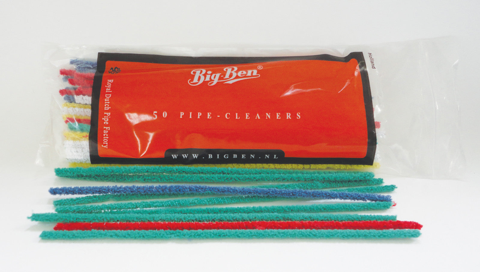 Bigben Pipe Cleaners Soft Colourful 180 MM x 50's/bag x 5 bag's bundle 03-04-004