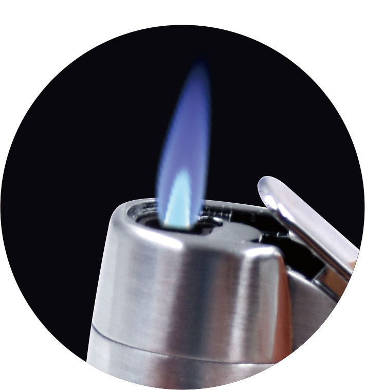 Sikaro Tempest Torch Cigar Lighter w/ Cigar Punch 06-01-503 titanium