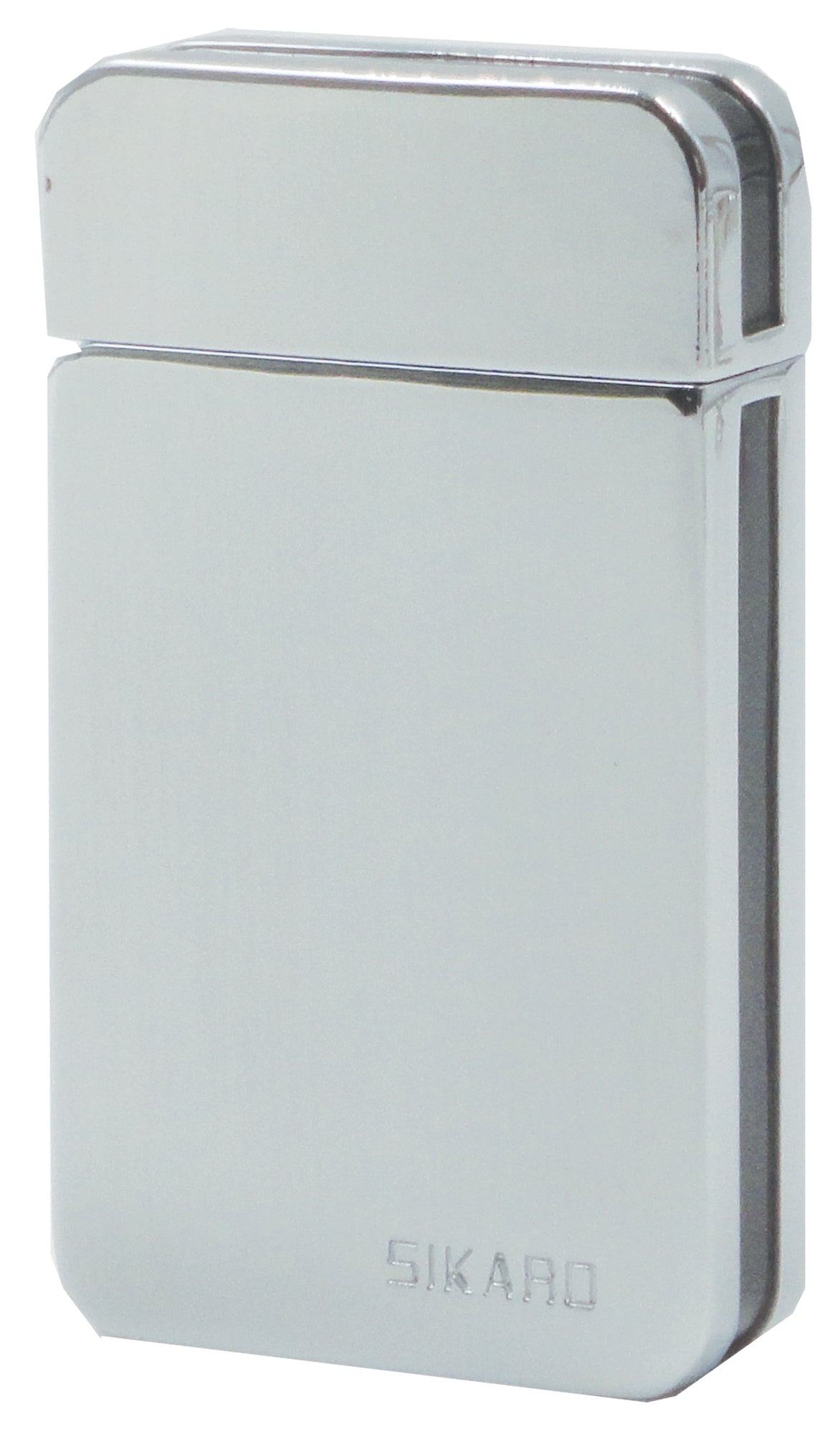 Sikaro Star Sky Turbo Torch Cigar/Cigarette Lighter 06-02-201 Chrome / Black Stripe