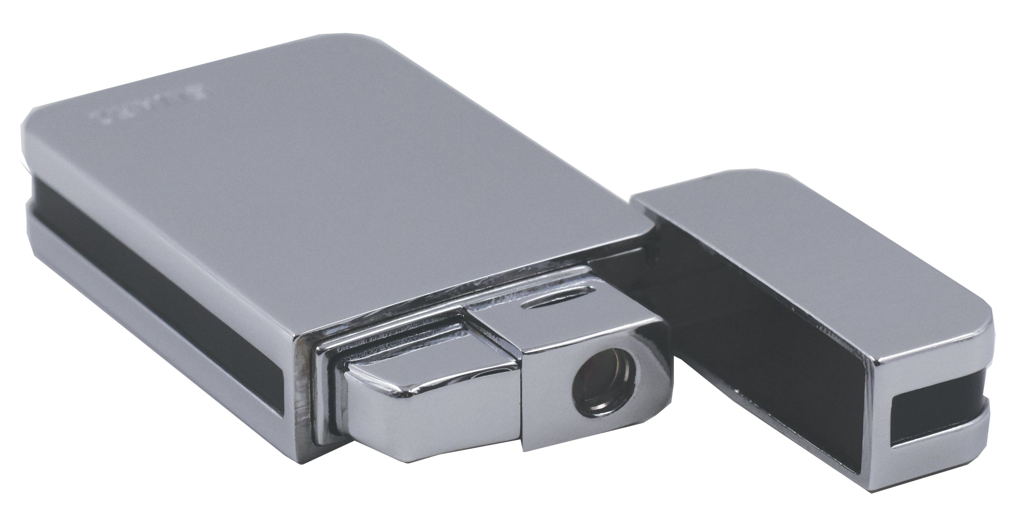 Sikaro Star Sky Turbo Torch Cigar/Cigarette Lighter 06-02-204 Chrome / Orange Stripe