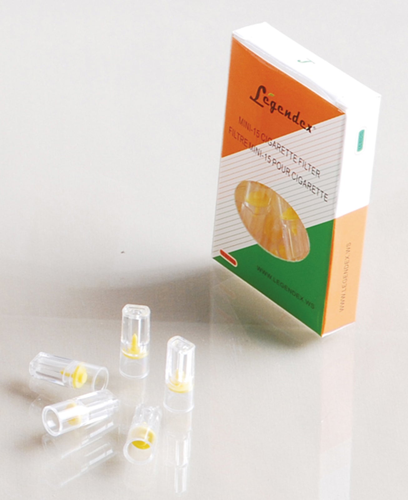 Legendex Cigarette Holder Mini 15, 10-01-002 Box of 36 Packs of 15 MiniFilters (540 Filters)