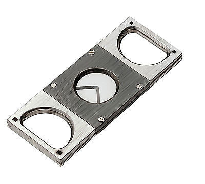 Sarome Metal Cigar Cutter EXCT1-02 Black nickel hairline