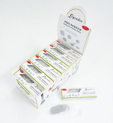 Legendex Pipe screen Ø0.75", 12 packs of 24 screens 03-04-012-12