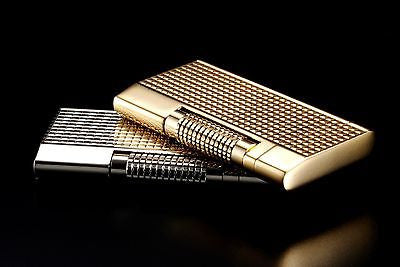 Sarome Flint Lighter SD7-16 Silver Satin / Black