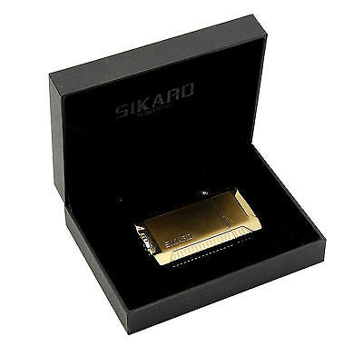Sikaro Mechformers Twin Torch Lighter 06-05-203 Shiny Titanium