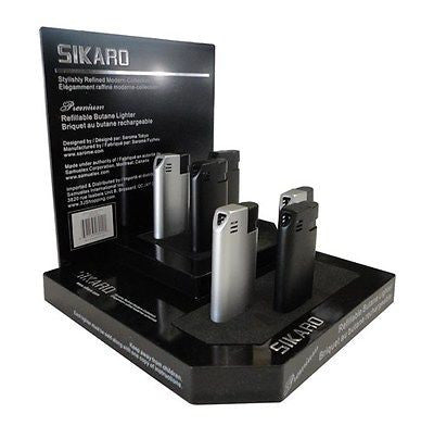 Sikaro Lapipe Piezo Pipe Lighter 06-03-101 Silver