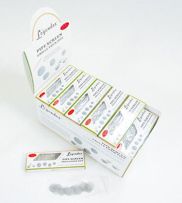 Legendex Pipe screen Ø0.5", 6 packs of 24 screens 03-04-010-06