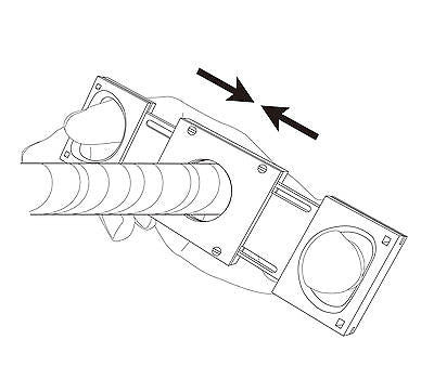 Sarome Metal Cigar Cutter EXCT1-01 Silver hairline