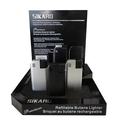 Sikaro Lapipe Piezo Pipe Lighter 06-03-101 Silver