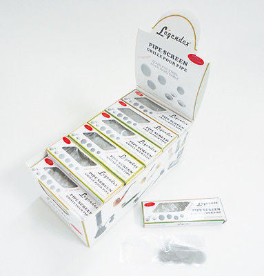 Legendex Pipe screen Ø0.625", 6 packs of x 24 screens 03-04-011-06