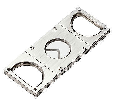 Sarome Metal Cigar Cutter EXCT1-01 Silver hairline