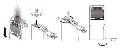 Sarome Flat Triple Torch Cigar Cigarette Lighter w/ Cigar Punch 3BM1-02 Silver/ Red epoxy resi