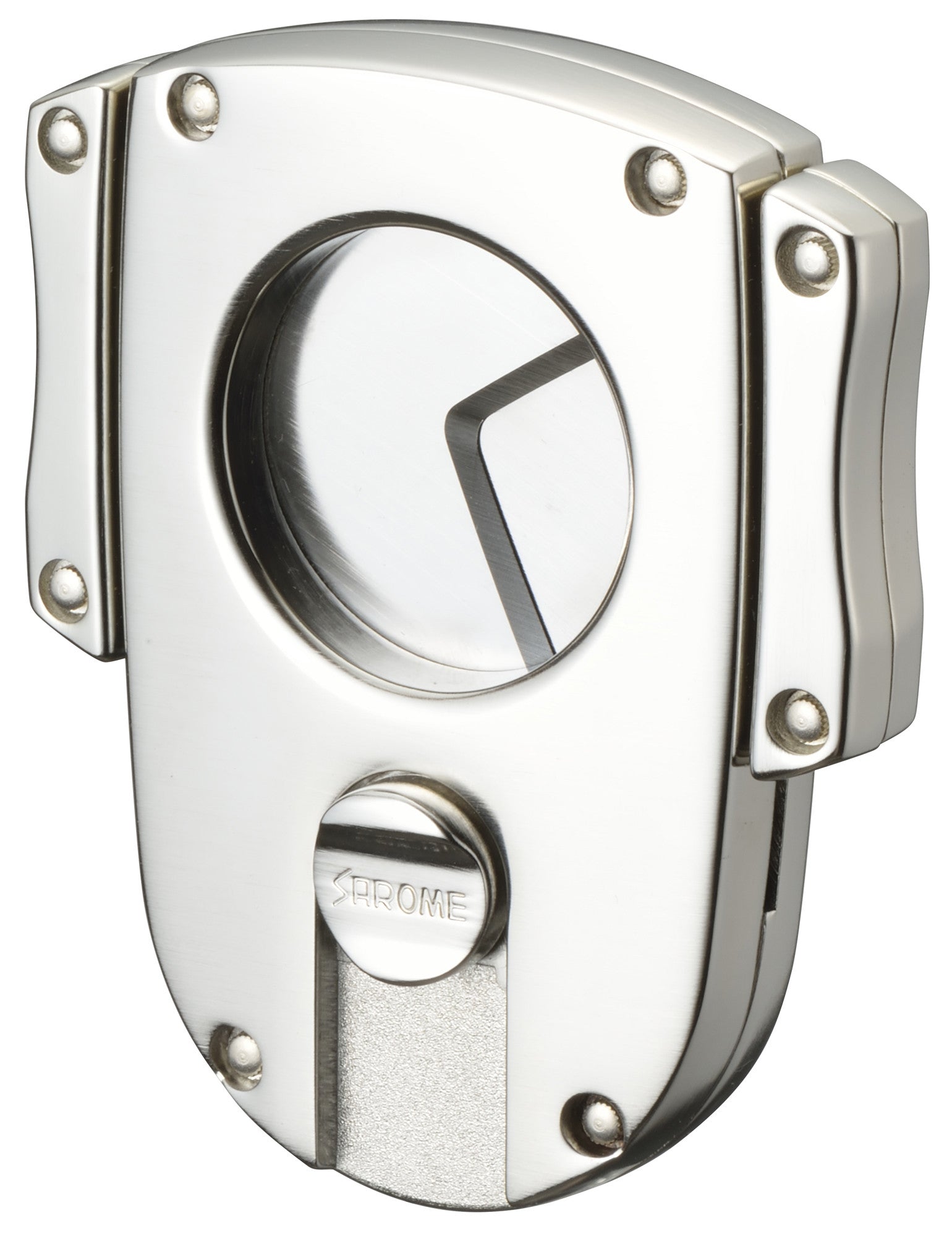 Sarome Metal Cigar Cutter EXCT2-07 Silver satin