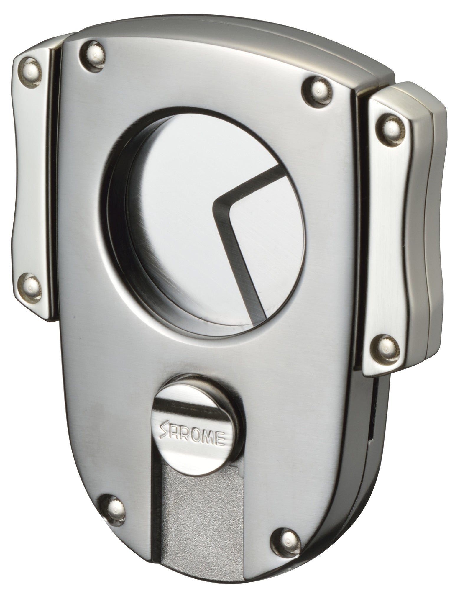 Sarome Metal Cigar Cutter EXCT2-08 Light Gun Metal Satin