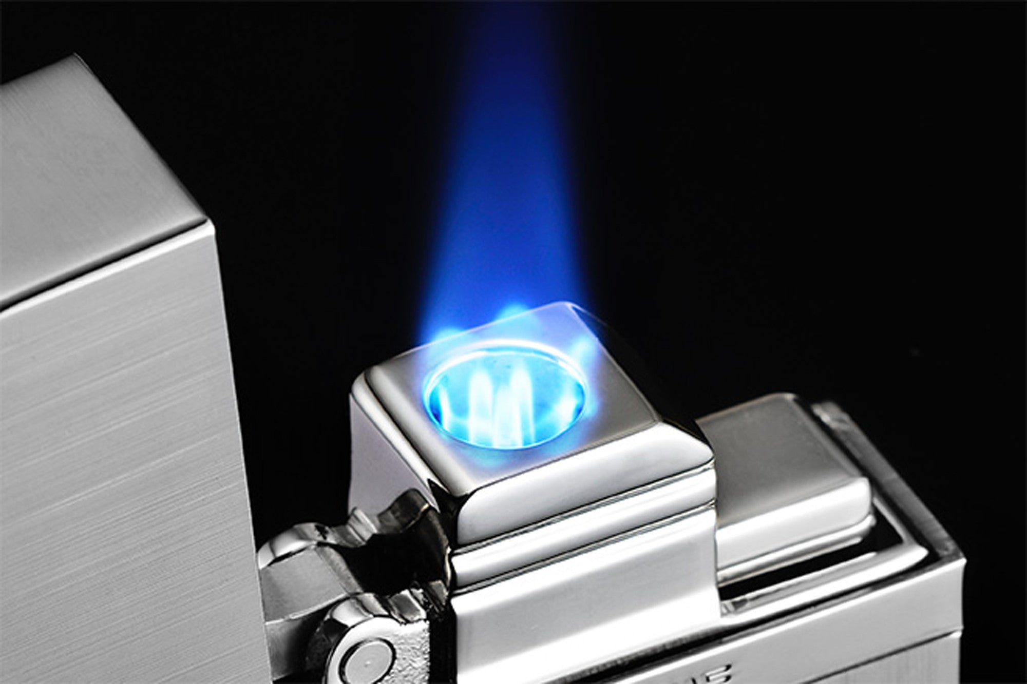 Sarome Mini Triple Torch Cigar Cigarette Lighter BM15B-01 Light gray hairline