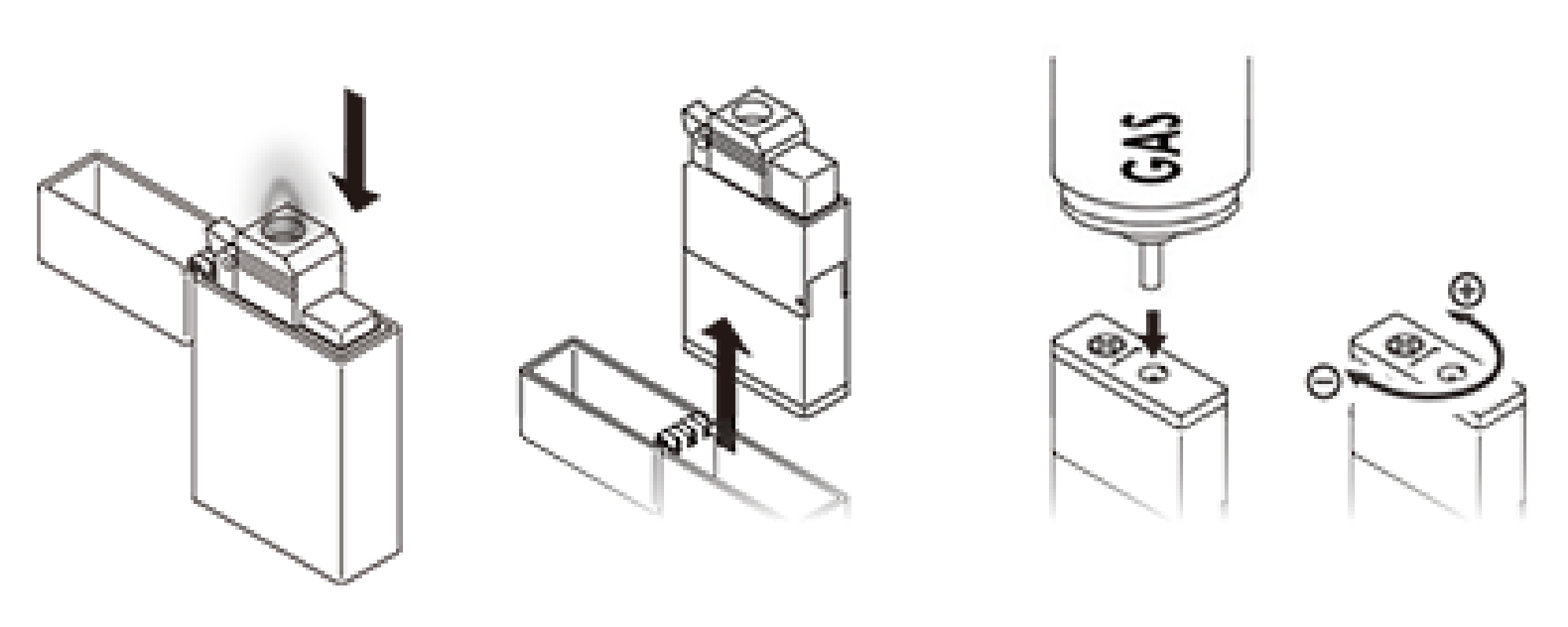 Sarome Mini Triple Torch Cigar Cigarette Lighter BM15B-03 Silver/Diamond cut/ Black epoxy resin glitter
