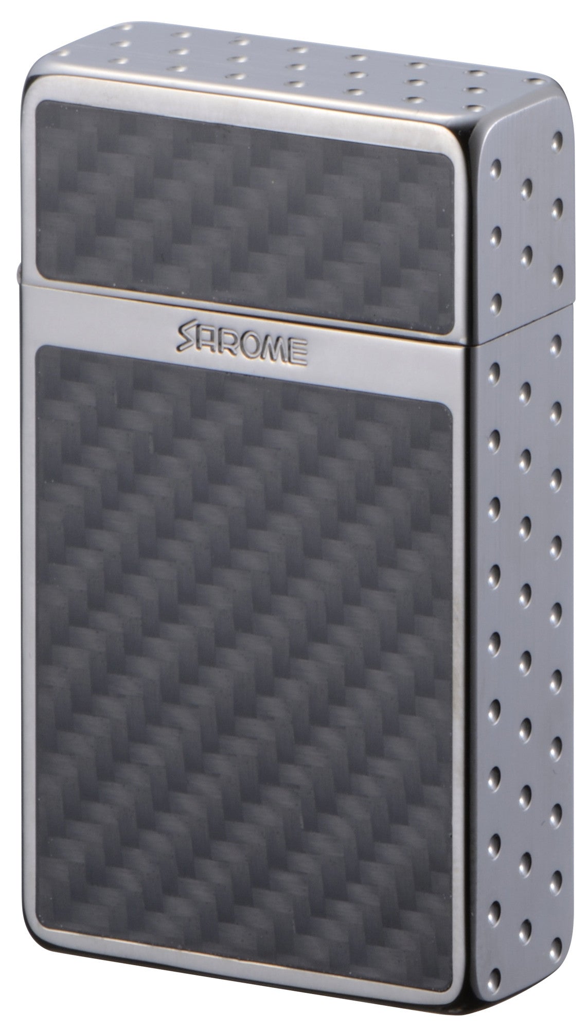 Sarome Mini Triple Torch Cigar Cigarette Lighter BM15B-04 Light gray/Dimple/ Carbon fiber