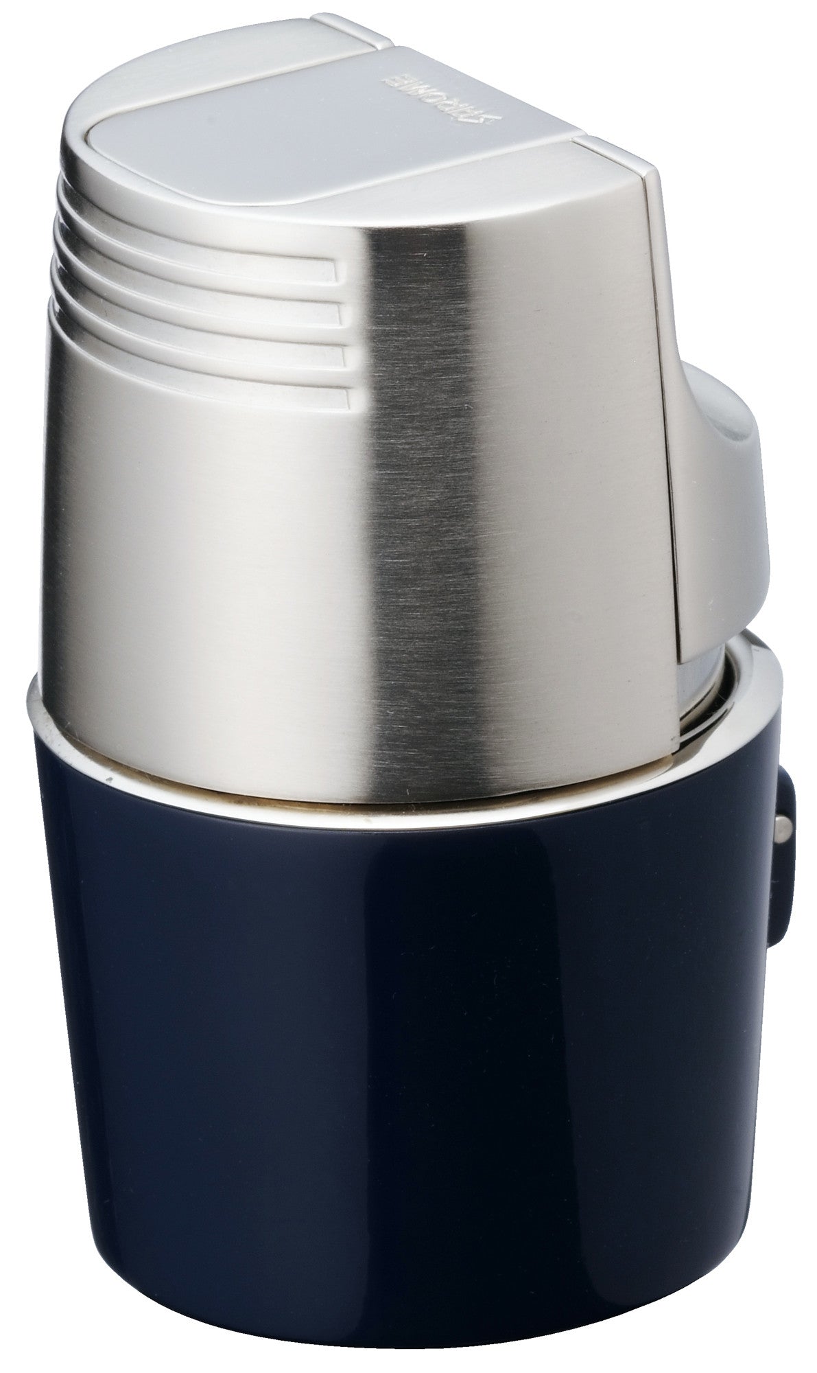 Sarome Flat Triple Torch Cigar Cigarette TABLE Lighter T3BM1-03 Silver/ Blue