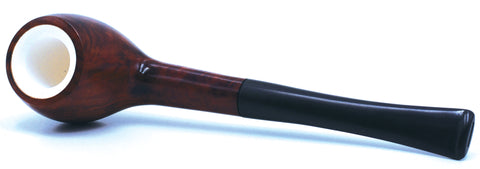 LORENZO® Meerschaum-lined Briar Smoking Pipe Made by Mediterranean Meerschaum and Briar In Italy 01-03-400