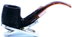 LEGENDEX® LASCALA* Plexiglass Mouthpiece 9 MM Filtered Briar Smoking Pipe Made In Italy 01-08-706
