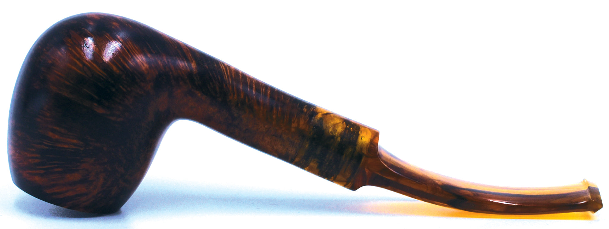 LEGENDEX® LASCALA* Plexiglass Mouthpiece 9 MM Filtered Briar Smoking Pipe Made In Italy 01-08-707