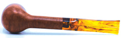 LEGENDEX® LASCALA* Plexiglass Mouthpiece Non-Filtered Briar Smoking Pipe Made In Italy 01-08-711