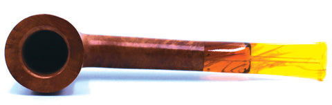 LEGENDEX® LASCALA* Plexiglass Mouthpiece Non-Filtered Briar Smoking Pipe Made In Italy 01-08-712