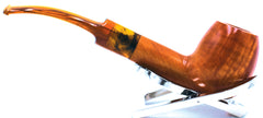 LEGENDEX® LASCALA* Plexiglass Mouthpiece 9 MM Filtered Briar Smoking Pipe Made In Italy 01-08-714