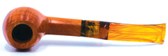 LEGENDEX® LASCALA* Plexiglass Mouthpiece 9 MM Filtered Briar Smoking Pipe Made In Italy 01-08-714