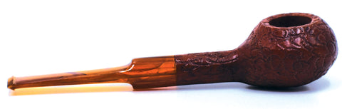 LEGENDEX® LASCALA* Plexiglass Mouthpiece Non-Filtered Briar Smoking Pipe Made In Italy 01-08-723
