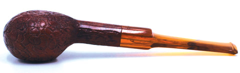LEGENDEX® LASCALA* Plexiglass Mouthpiece Non-Filtered Briar Smoking Pipe Made In Italy 01-08-723
