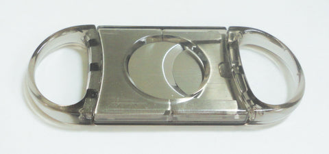 Legendex cigar cutter stainless steel double blade gray 05-05-104