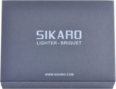 Sikaro Typhoon Triple Torch Lighter w/Cigar Punch 06-06-105 White Nickel Matte (Silver Matte)