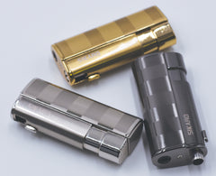 Sikaro Hurricane Triple Torch Lighter w/cigar punch 06-06-203 Shiny gold / chrome