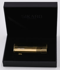 Sikaro Hurricane Triple Torch Lighter w/cigar punch 06-06-203 Shiny gold / chrome