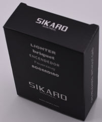 Sikaro Hurricane Triple Torch Lighter w/cigar punch 06-06-203 Shiny gold / chrome