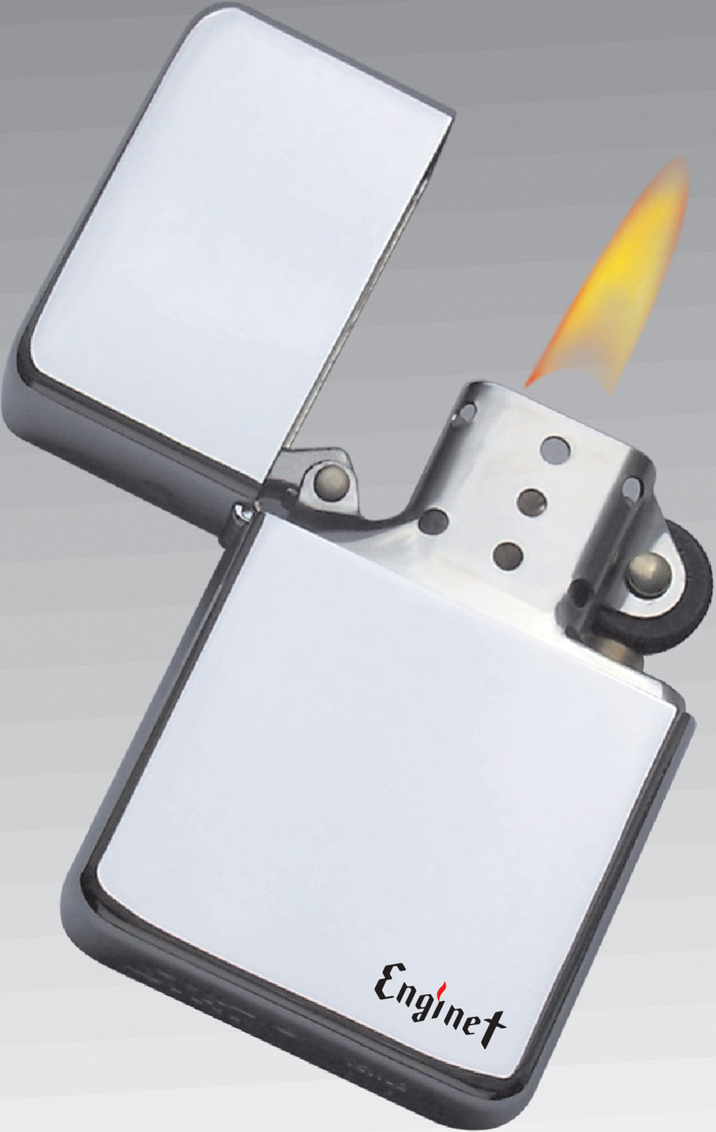 Enginet Oil Lighter w/flint & wick + Legendex Metal case KS18 BUNDLE 06-60-406B