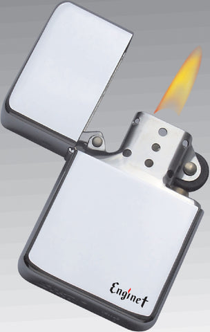Enginet Oil Lighter w/flint & wick + Legendex Metal case KS18 BUNDLE 06-60-407B