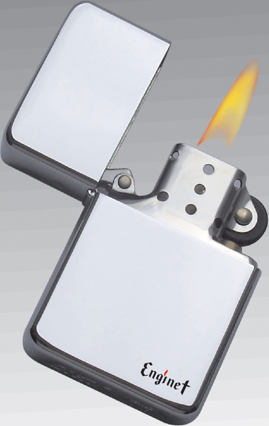 ENGINET® Windproof Oil Pocket Lighter 06-60-410