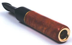 Legendex Briar Cigarette Mini Cigar Little Cigar Holder 9 MM Filter 080.480.090 Nature Polished Made In Italy