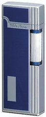 Sarome SD9W-04 Flint Lighter Chrome Satin/Blue