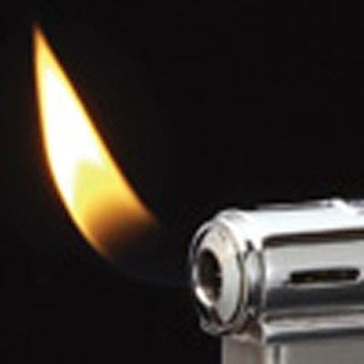 Sarome Piezo Pipe Lighter PSP-09 Black nickel super satin (Gunmetal)