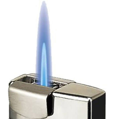 Sikaro Lancer Torch Lighter 06-01-202 Shiny Black Nickel / Shiny White Nickel