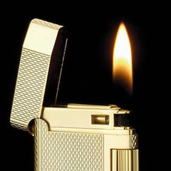 Sarome Flint Lighter SD7-09 Silver lattice diamond cut